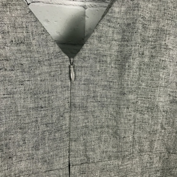 Ann Taylor LOFT Gray Linen Dress - Picture 7 of 7